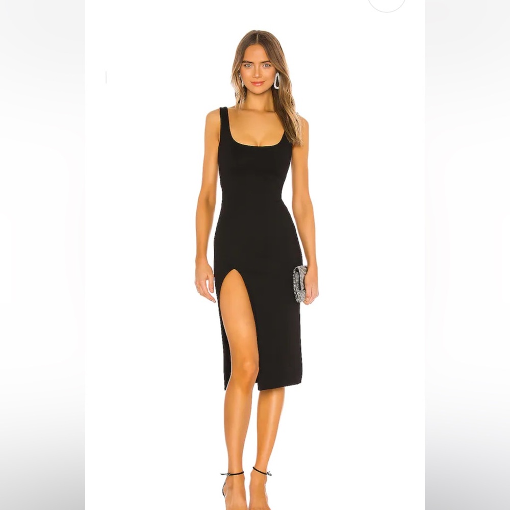 Revolve NBD// Thom Midi dress in black- Brand new with tags